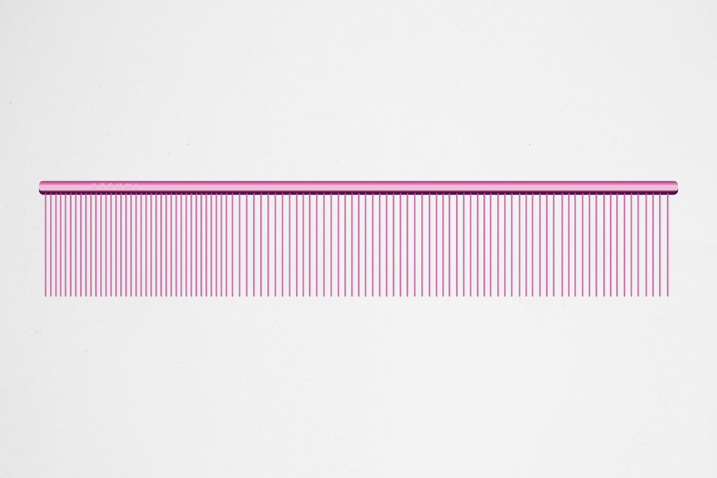 UTSUMI 9" Wide Quarter Comb Pink \ White \ Black