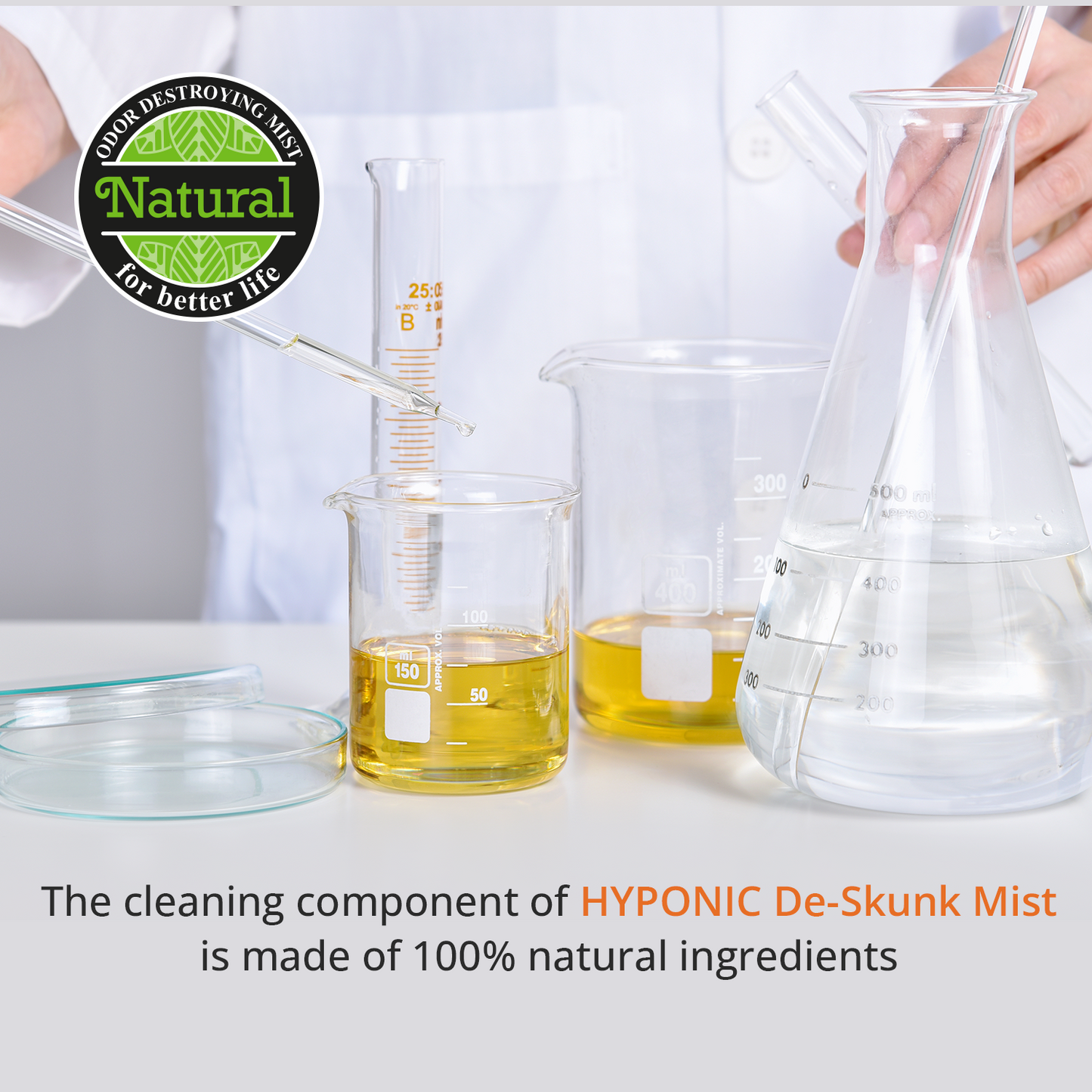 HYPONIC De-Skunk Mist for all pets ( Perfect for FOX Poo! )