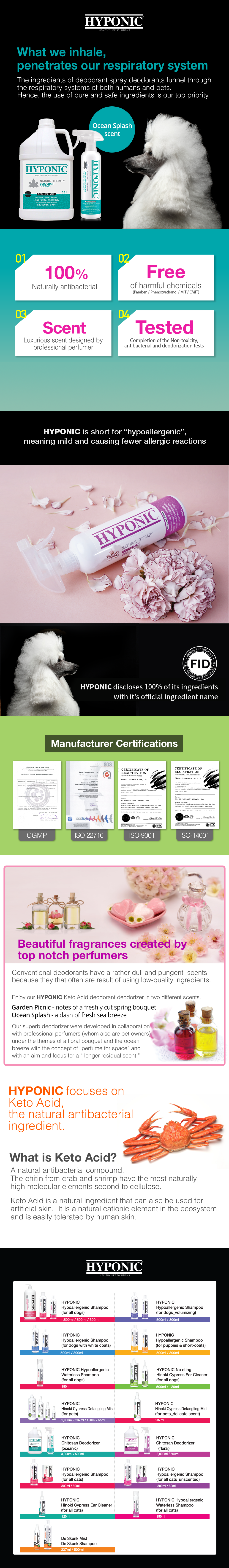 HYPONIC Chitosan Deodorizer