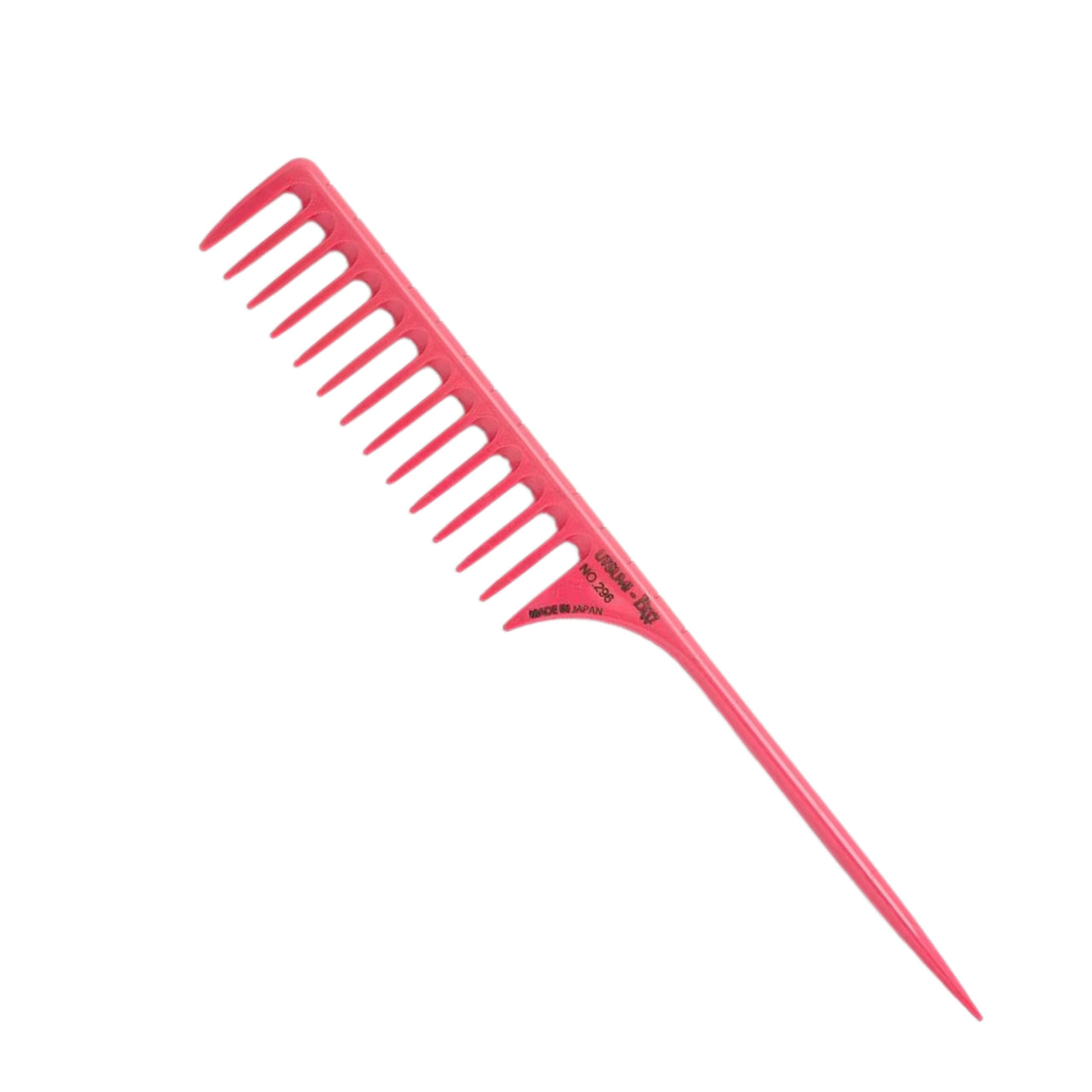 Utsumi 296 dog grooming comb rat tail carbon fiber