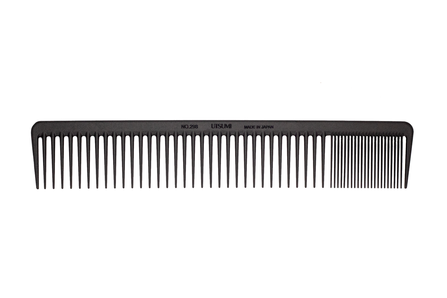 Utsumi 298 dog grooming comb carbon fiber carbon black