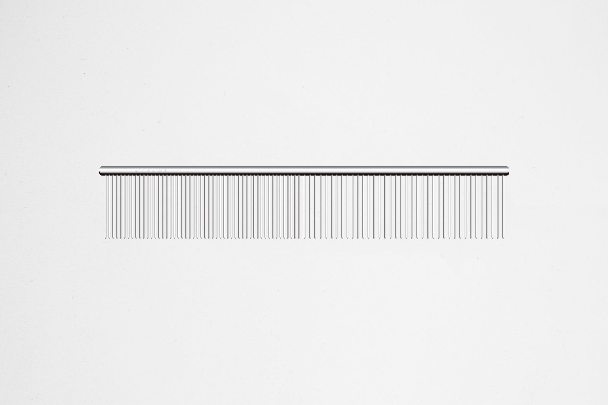 Utsumi 7.5 inch half and half dog grooming comb