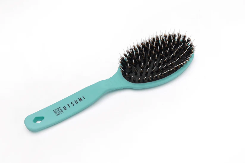 Utsumi bristle brush dog grooming finishing brush
