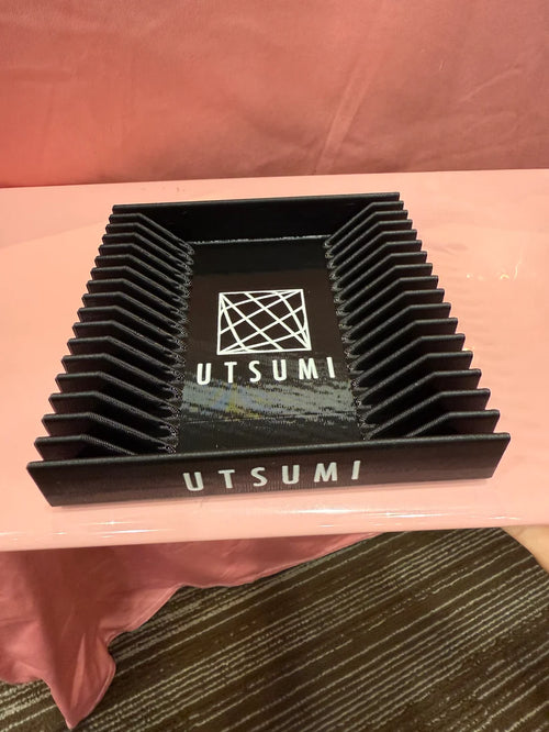 Utsumi grooming scissor and comb holder stand with non-slip base