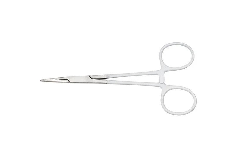 Utsumi hemostat dog grooming ear hair removal forceps white