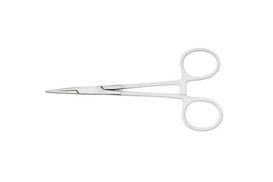Utsumi hemostat dog grooming ear hair removal forceps white