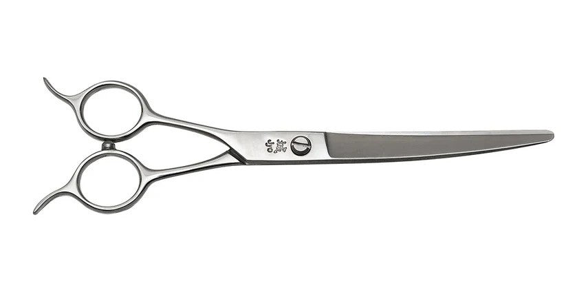 Utsumi JYO HINERI OUR left handed curved dog grooming scissors