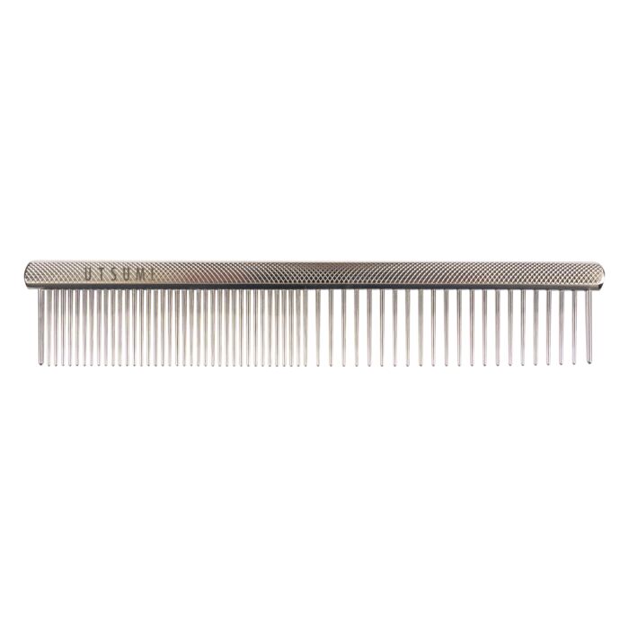 Utsumi stainless steel dog grooming comb professional