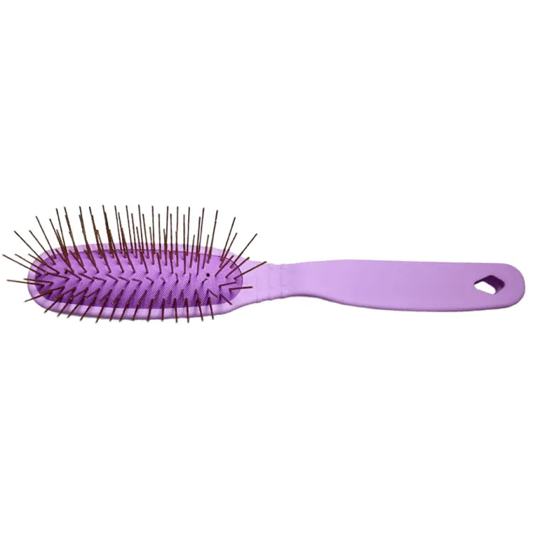 Utsumi long pin grooming brush for coat preparation and fluff drying small