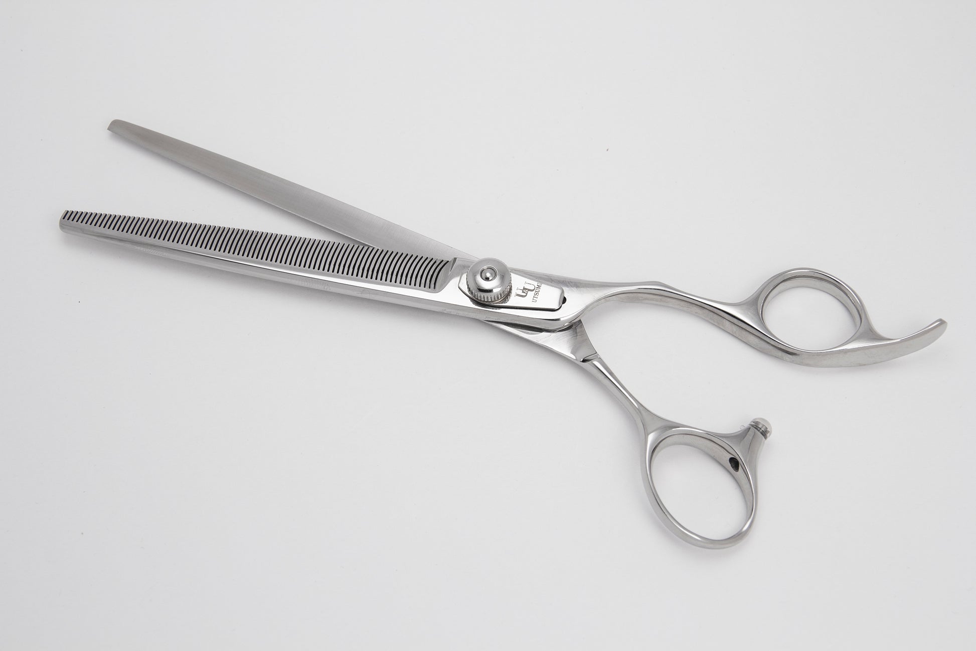 Utsumi UA 70/80 eraser thinning shears 80 tooth blender open